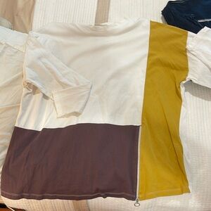 Color Block L/S Shirt